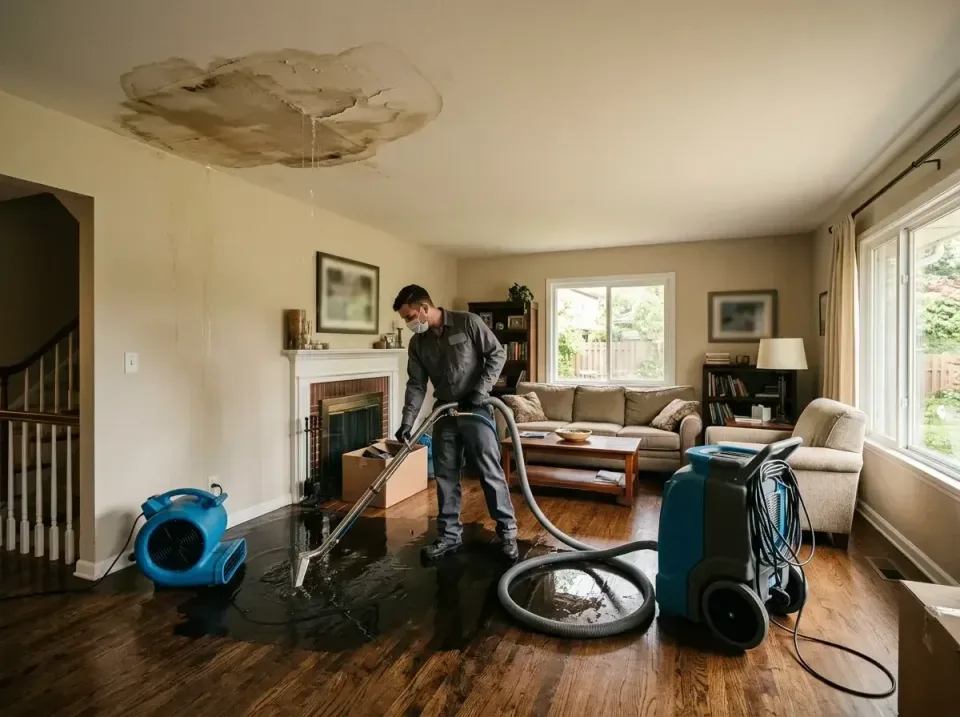 attic-pipe-burst-ceiling-drip-008 — frequently asked questions, Water Damage Restoration & Carpet Care in Waconia, MN